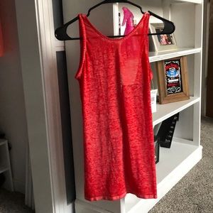 Brand new open back Fox tank top